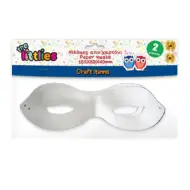 Set di 2 maschere di carta da colorare