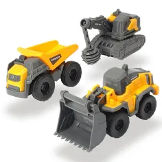 Set di 3 macchine da lavoro Volvo in due varianti - Dickie Toys immagine 3