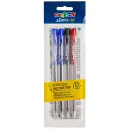 Set di 4 penne a sfera Sfera in diversi colori - Carioca
