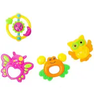 Set di 4 sonagli e dentaruoli per animali