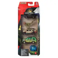 Set di 5 macchinine Matchbox Jurassic World Adventure Seekers - Mattel