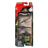 Set di 5 macchinine Matchbox Jurassic World P. Tout-Terrain - Mattel
