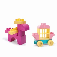 Set di 50 blocchi da costruzione pastello per bambini - Wader immagine 5