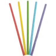 Set di 50 cannucce di carta colorate