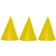 Set di 6 cappelli da festa color oro