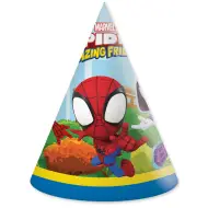 Set di 6 cappelli da festa di Spidey