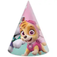 Set di 6 cappelli di carta per festa di Skye ed Everest di Paw Patrol