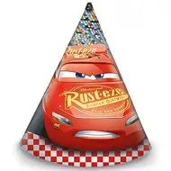 Set di 6 cappellini di carta Cars 3 per festa