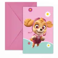 Set di 6 inviti per festa Paw Patrol