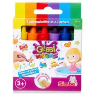 Set di 6 pastelli a cera per lacqua Glibbi - Simba Toys