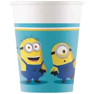 Set di 8 bicchieri di carta Minions 200ml
