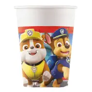 Set di 8 bicchieri di carta Paw Patrol 200ml
