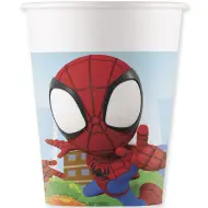 Set di 8 bicchieri di carta Spidey da 200 ml