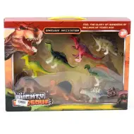 Set di 8 figure di dinosauri