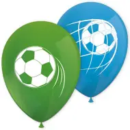 Set di 8 palloncini con motivo di calcio