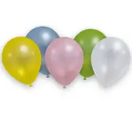 Set di 8 palloncini in colori pastello metallici