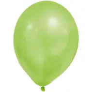 Set di 8 palloncini verde pastello metallizzato