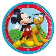 Set di 8 piatti di carta Mickey Mouse Disney+ da 20 cm