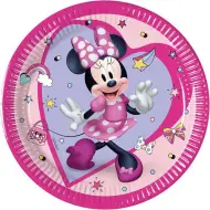 Set di 8 piatti di carta Minnie Mouse Disney+ da 20 cm