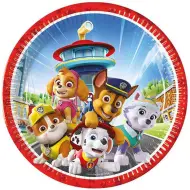 Set di 8 piatti di carta Paw Patrol da 23 cm