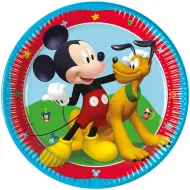 Set di 8 piatti di carta con motivo di Topolino, 23 cm