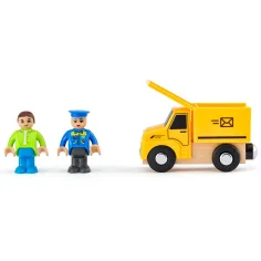 Set di 8 veicoli da lavoro con figura - Woodyland immagine 3