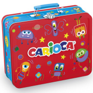 Set di 80 pennarelli colorati in scatola metallica - Carioca