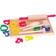 Set di accessori da cucina in legno con 15 pezzi