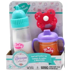 Set di accessori per bambole con biberon, ciuccio e suoni immagine 2