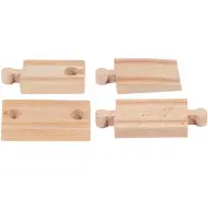 Set di accessori per binari in legno 4 pezzi