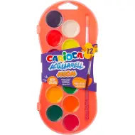 Set di acquerelli 12 colori neon 30mm - Carioca