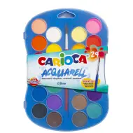 Set di acquerelli 24 colori 30mm - Carioca