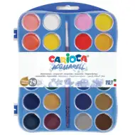 Set di acquerelli con 24 colori - Carioca