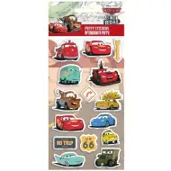 Set di adesivi 3D Cars Disney+ su foglio da 10x22 cm