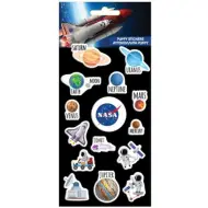 Set di adesivi 3D NASA su foglio 10x22 cm