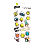 Set di adesivi 3D Smiley su foglio 10x22 cm