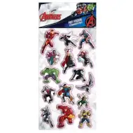 Set di adesivi 3D degli Avengers su foglio 10x22 cm
