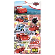 Set di adesivi Cars su foglio 8x12 cm, 5 pezzi
