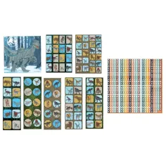 Set di adesivi Jurassic World grande 1000 pezzi in borsa immagine 2