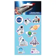 Set di adesivi NASA su foglio 8x12 cm, 5 pezzi