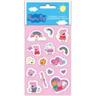 Set di adesivi di Peppa Pig e amici 8x12cm 5 fogli