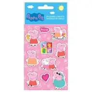 Set di adesivi di Peppa Pig su foglio 8x12 cm, 5 pezzi