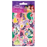 Set di adesivi principesse Disney 8x12 cm foglio 5 pezzi