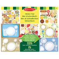 Set di adesivi riutilizzabili - Preparazione del cibo - Melissa &amp; Doug