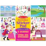 Set di adesivi riutilizzabili del castello della principessa - Melissa &amp; Doug