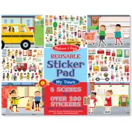 Set di adesivi riutilizzabili della città - Melissa &amp; Doug