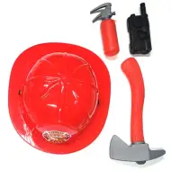Set di attrezzature da pompiere 4 pezzi