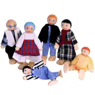 Set di bambole per grande famiglia