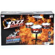 Set di batteria a 4 pezzi Future Rockstar con supporto