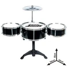 Set di batteria Jazz con supporto 4 pezzi